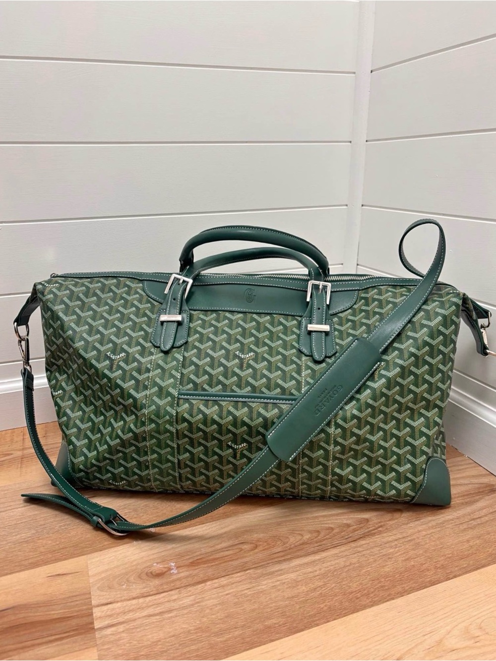 Green 55 Luxury Bowling Duffle Bag